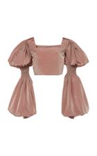 Moda Operandi By Efrain Mogollon Marturet Cropped Taffeta Top Size: 0