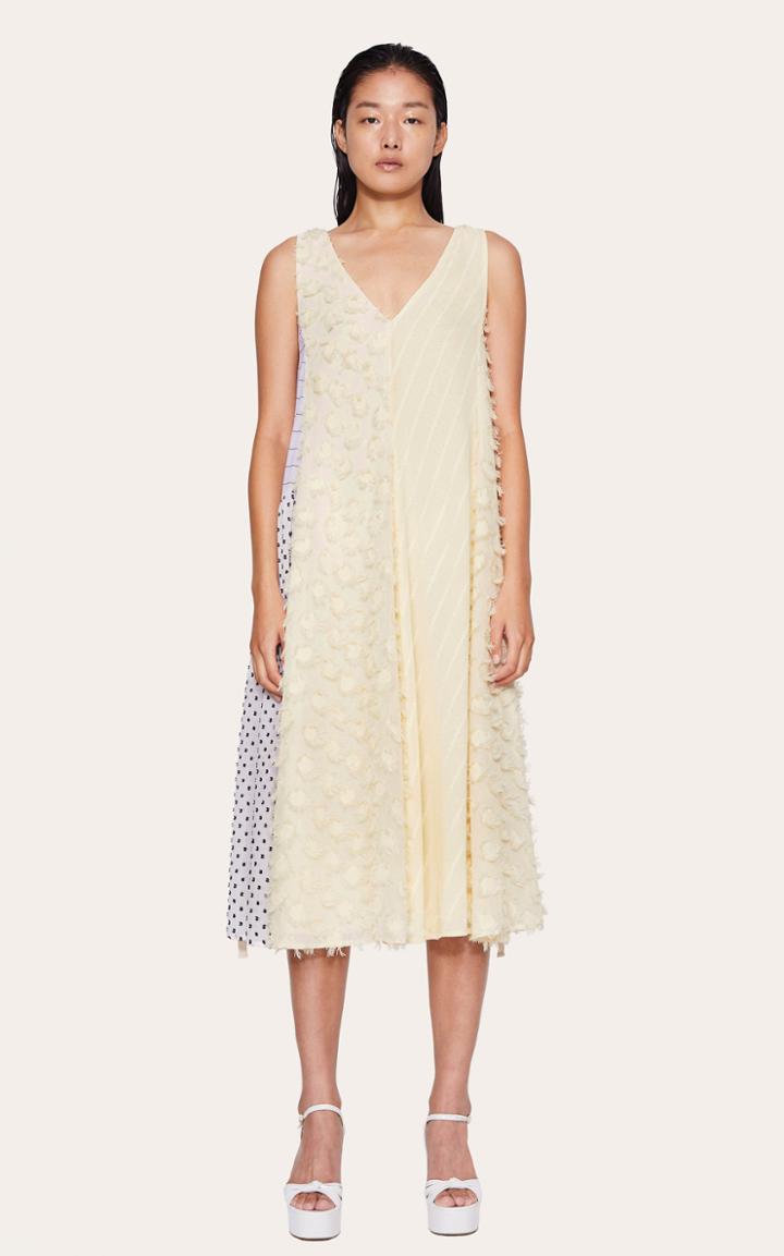 Moda Operandi Stine Goya Parker Daffodil V-neck Dress Size: Xxs