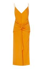 Moda Operandi Acler Portland Drape Split Hem Midi Dress Size: 4