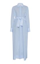 Matriel Sheer Long Shirt With Belt