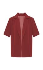 Emilia Wickstead Eudora Blazer Tie Front Top