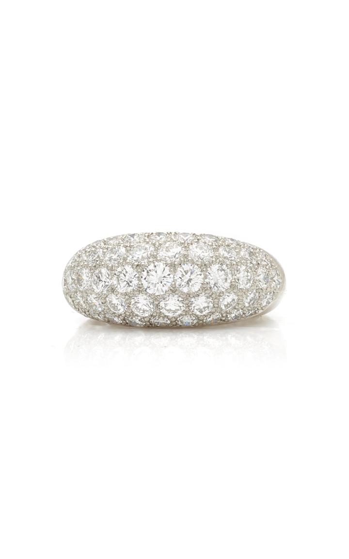 Moda Operandi Oscar Heyman Platinum Pave Diamond Bombe Ring
