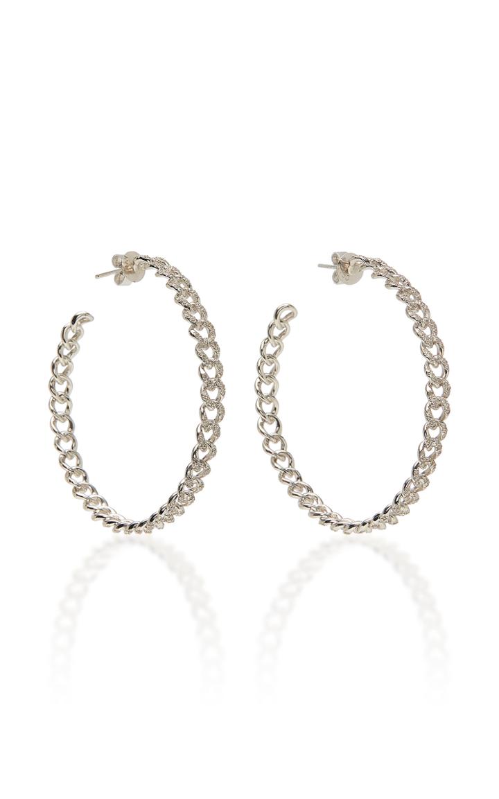 Moda Operandi Shay 18k White Gold Diamond Earrings