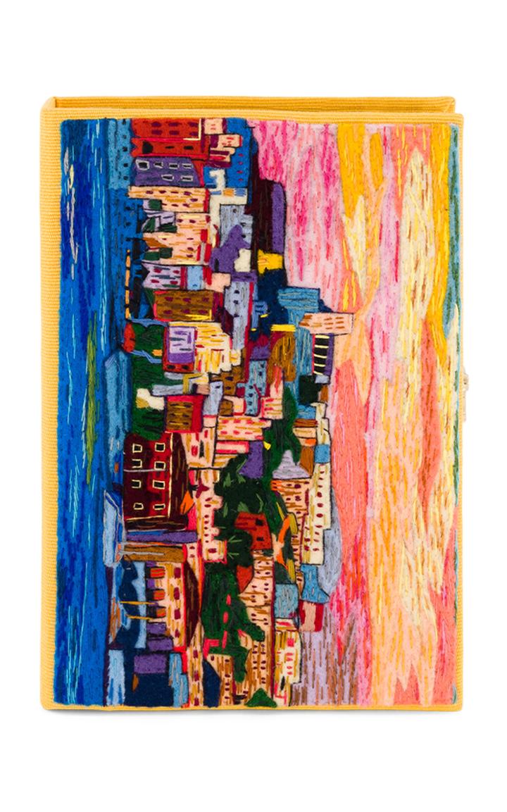 Moda Operandi Olympia Le-tan Ibiza Sunset Embroidered Clutch