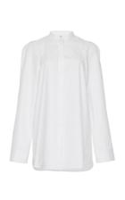Jil Sander Federica Collarless Button Up Shirt