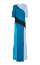 Prabal Gurung Lena Short Sleeve Patch Work Dress