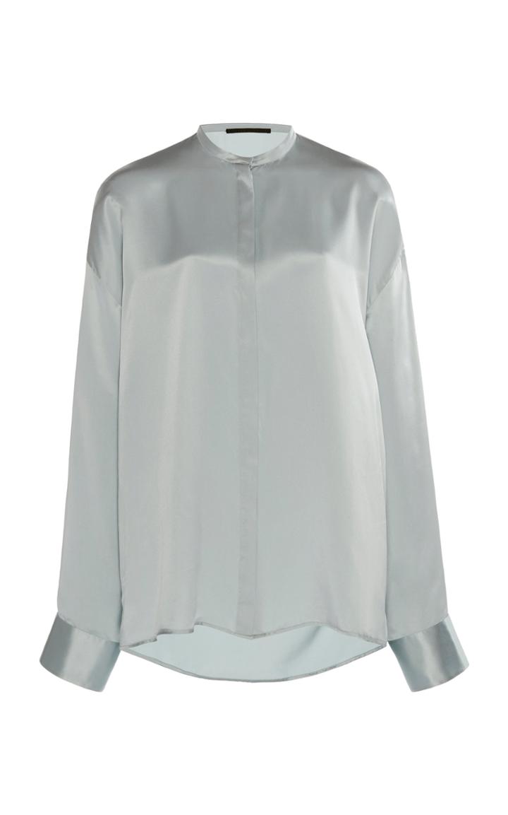 Moda Operandi Haider Ackermann Oversized Silk Top Size: 36