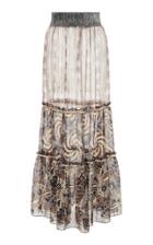 Anna Sui Lurex Jacquard Skirt