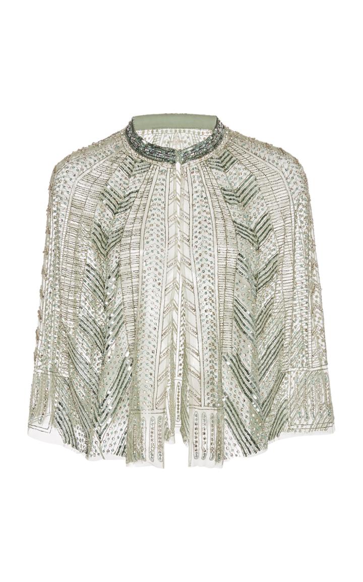 Moda Operandi Cucculelli Shaheen Nefertit Sequined Tulle Cape