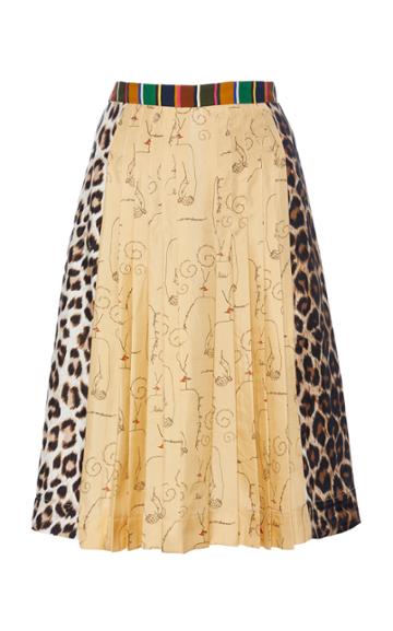 La Prestic Ouiston Sagan Print Skirt