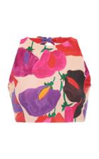 La Doublej Printed Bikini Top Size: Xs