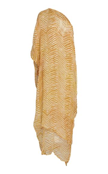 Cloe Cassandro Sydney One Shoulder Silk Caftan