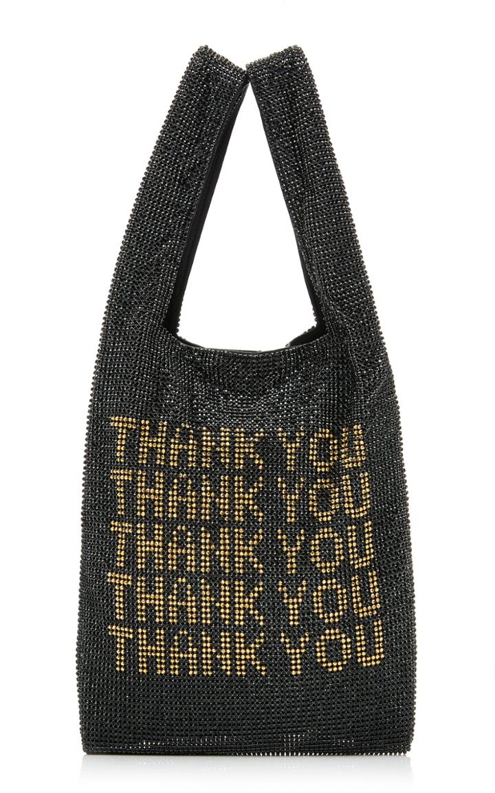 Alexander Wang Wangloc Crystal-embellished Leather Tote