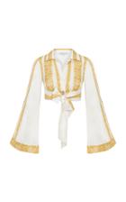 Moda Operandi Raisa Vanessa Long Sleeved Wrap Shirt