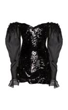 Dundas Sequin Off-the-shoulder Mini Dress