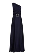 Safiyaa Hera Asymmetric Silk Gown