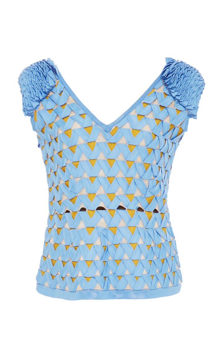 Pepa Pombo Montpellier V-neck Top