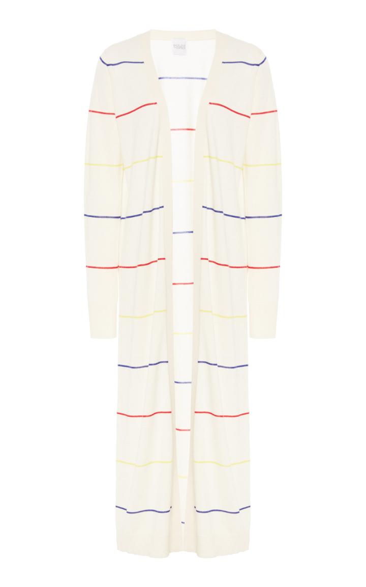 Moda Operandi Madeleine Thompson Pippin Striped Cashmere-silk Cardigan Size: S