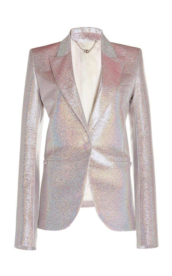 Paco Rabanne Iridescent Crepe Blazer