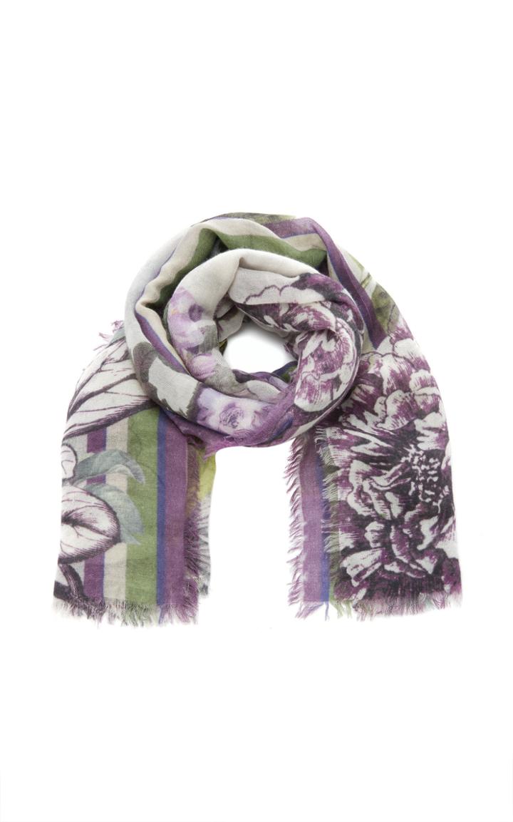 Ama Pure Flower Power Violette Scarf