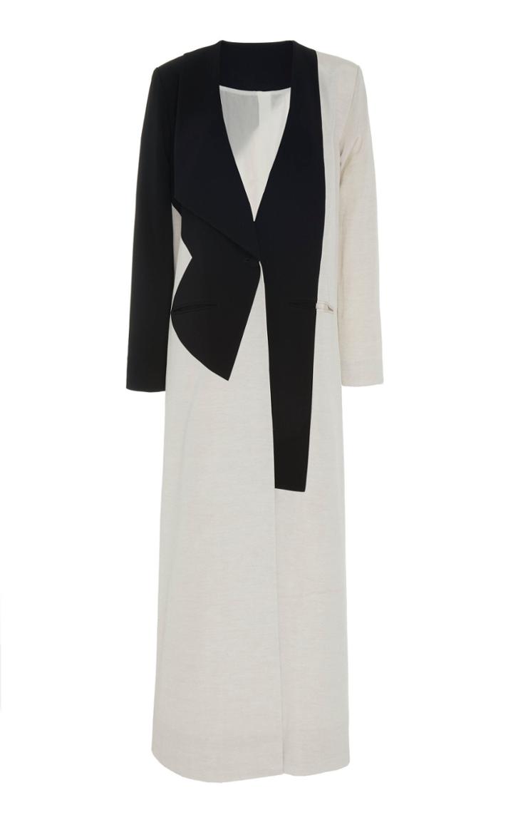 Bouguessa Contrasted Long Jacket
