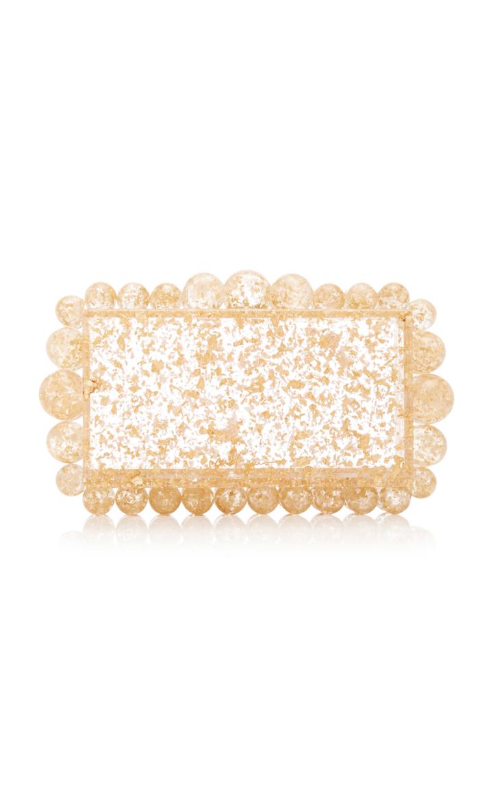 Moda Operandi Cult Gaia Eos Gold Speckled Acrylic Clutch