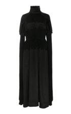 Lemaire Puff-sleeve Turtleneck Shell Dress