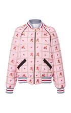 Zayan The Label Rose Bomber Jacket