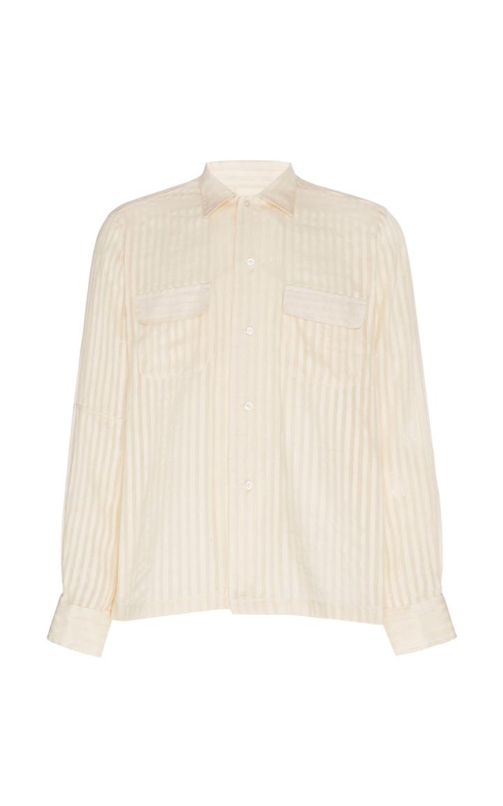 Bode Collegiate Lineage Painted Shirt