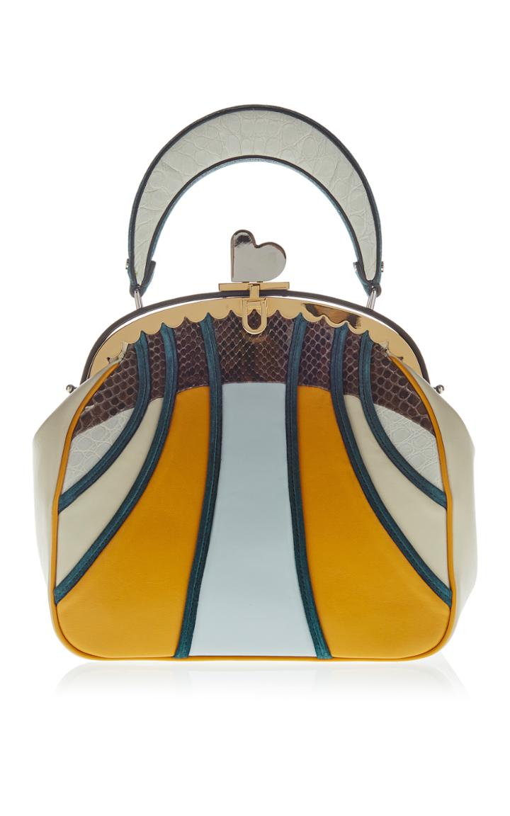 Marni Clasped Top Handle Bag