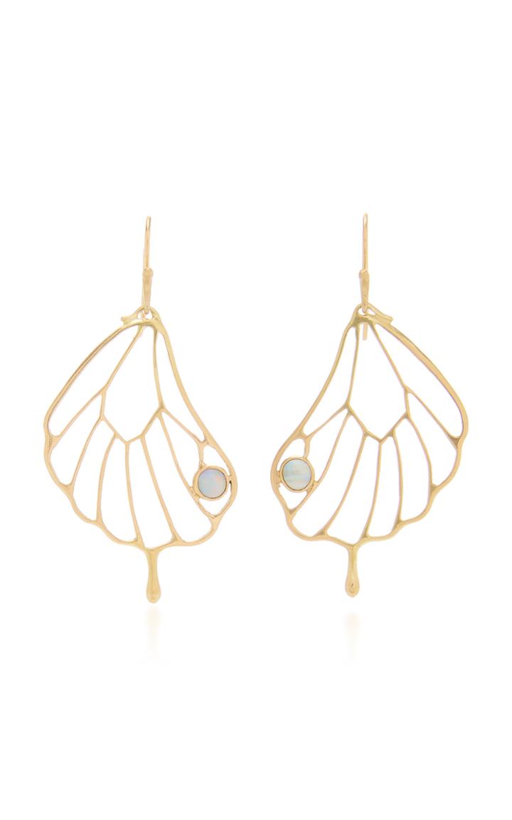 Annette Ferdinandsen Opal Pampion Wing Earring