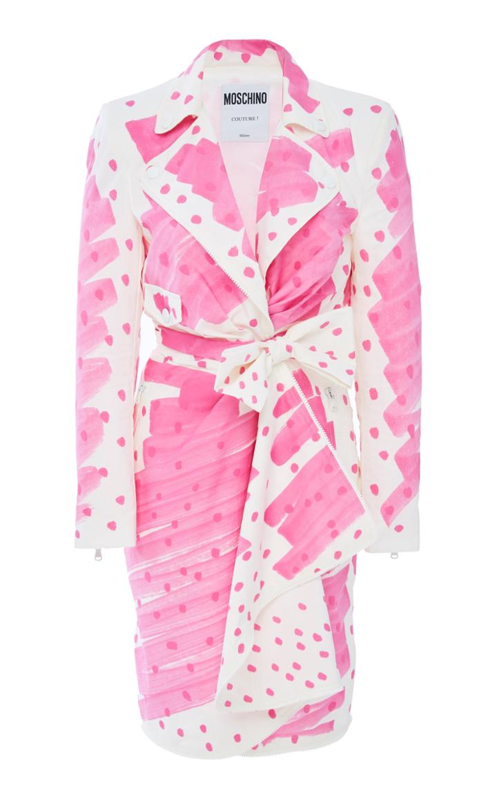 Moschino Printed Poplin Dress