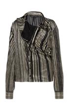 Moda Operandi Y/project Draped Button-detailed Top Size: 34