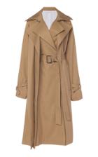 Boyarovskaya Belted Cotton-blend Gabardine Trench Coat