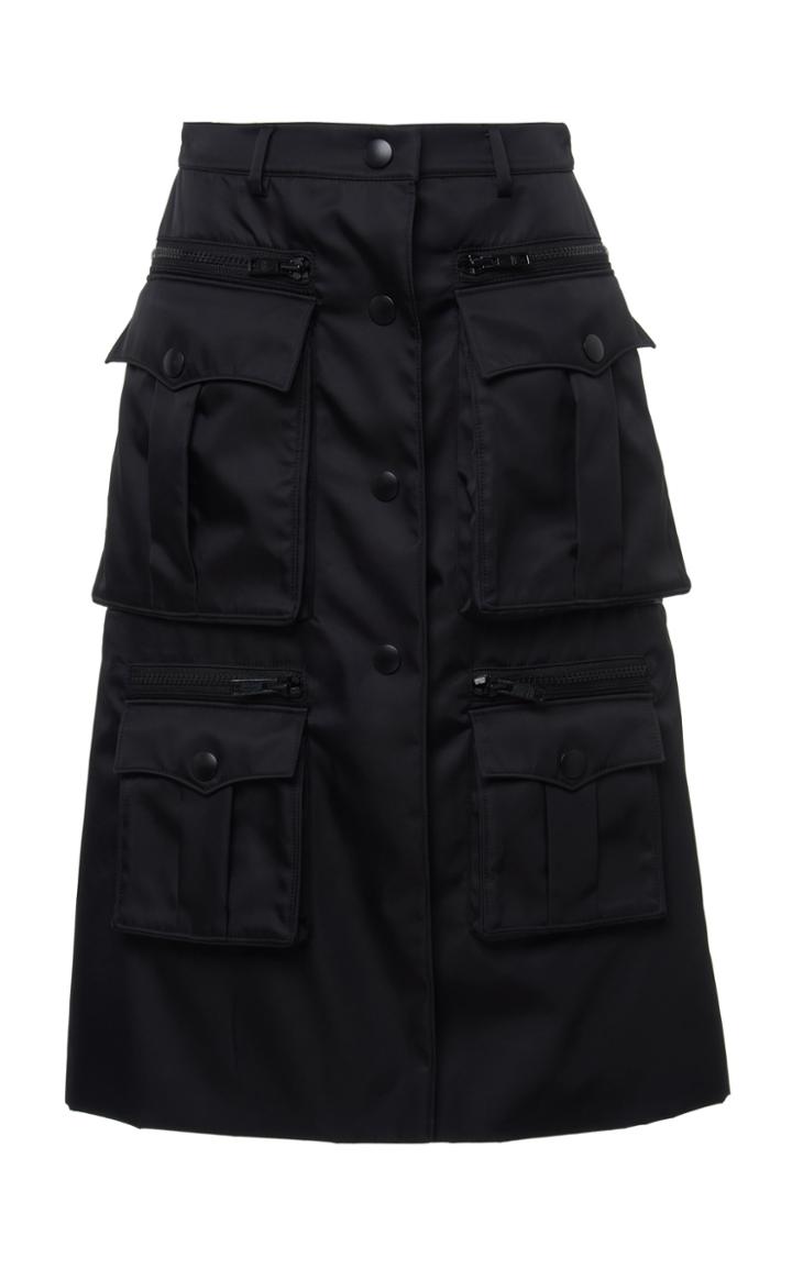 Prada Shell Cargo Midi Skirt
