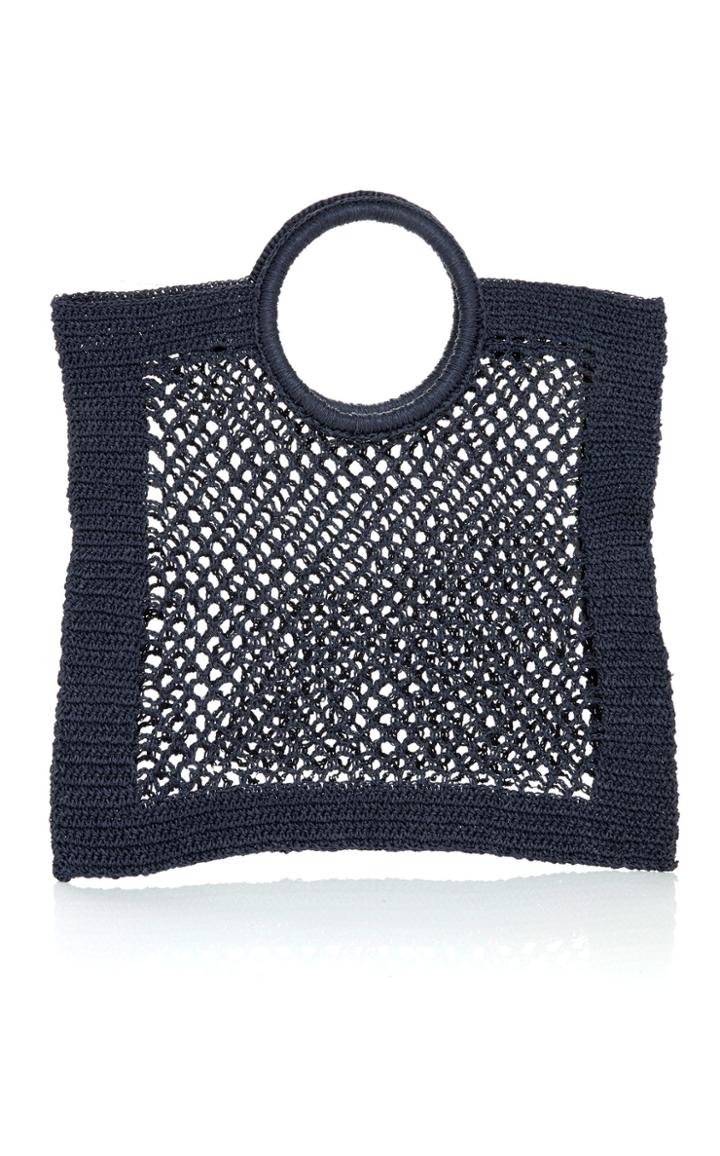 Mizele Sun Bath Woven Raffia Tote