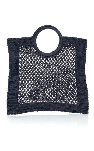 Mizele Sun Bath Woven Raffia Tote