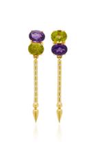 Sarah Hendler Multi Stone Shirley Spear Earrings