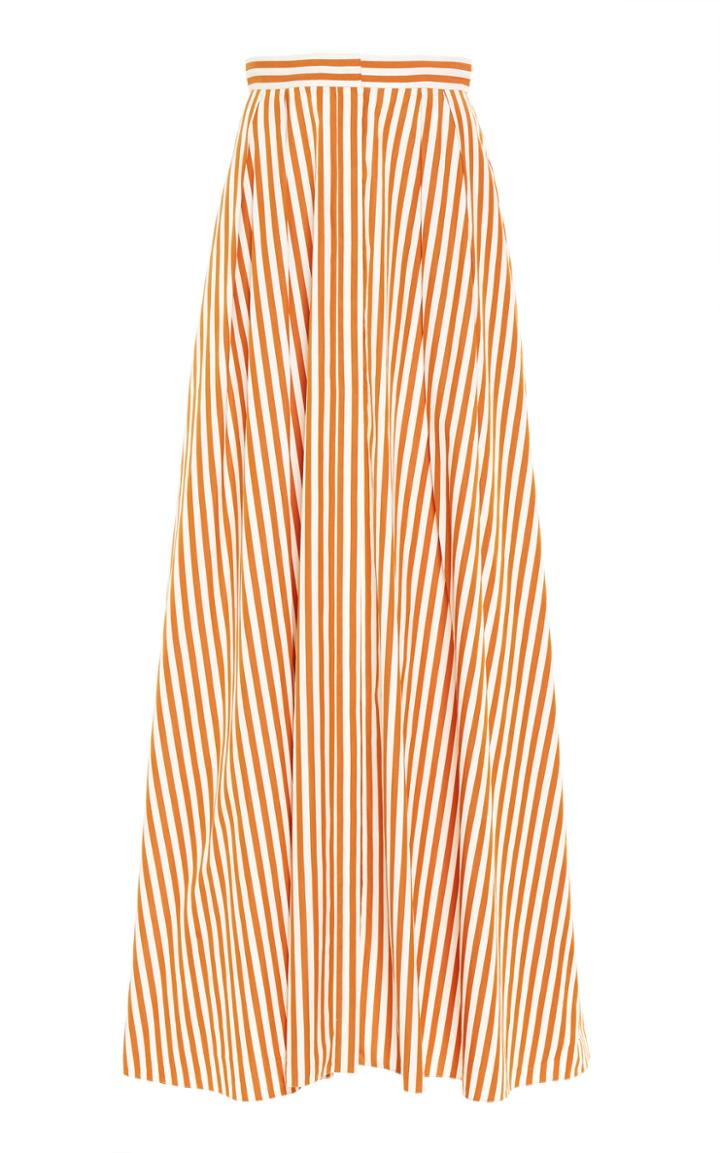 Moda Operandi Maison Rabih Kayrouz Striped Poplin Skirt Size: 34
