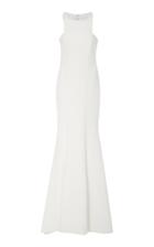 Romona Keveza Stretch Crepe Gown