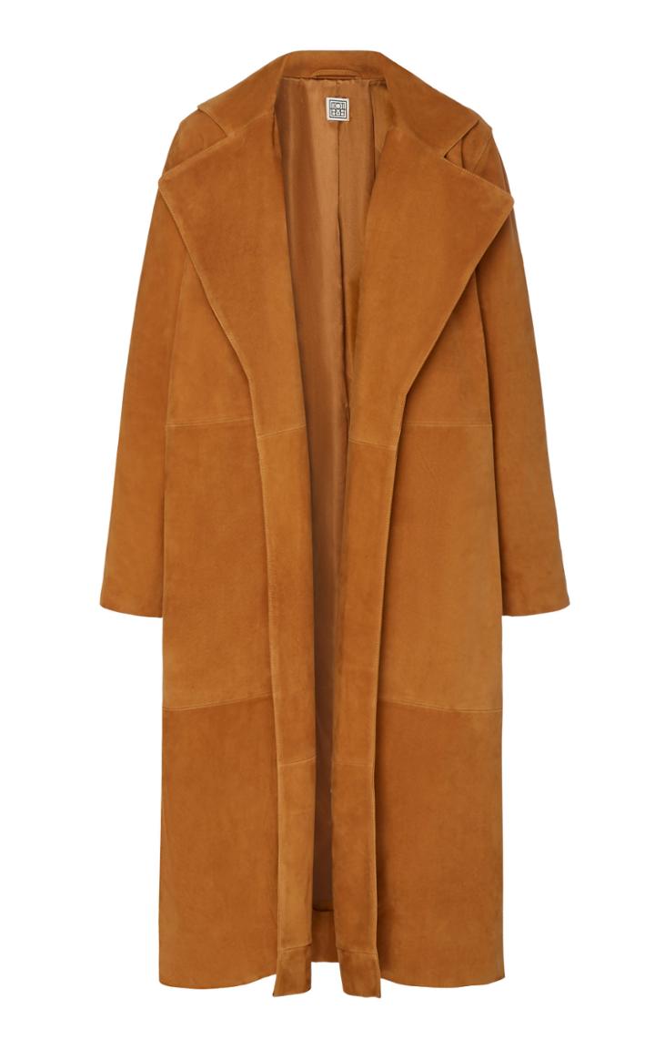 Moda Operandi Toteme Zadar Suede Coat Size: Xxs