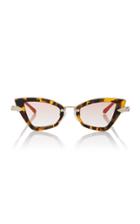 Karen Walker Bad Apple Square-frame Tortoiseshell Acetate Sunglasses