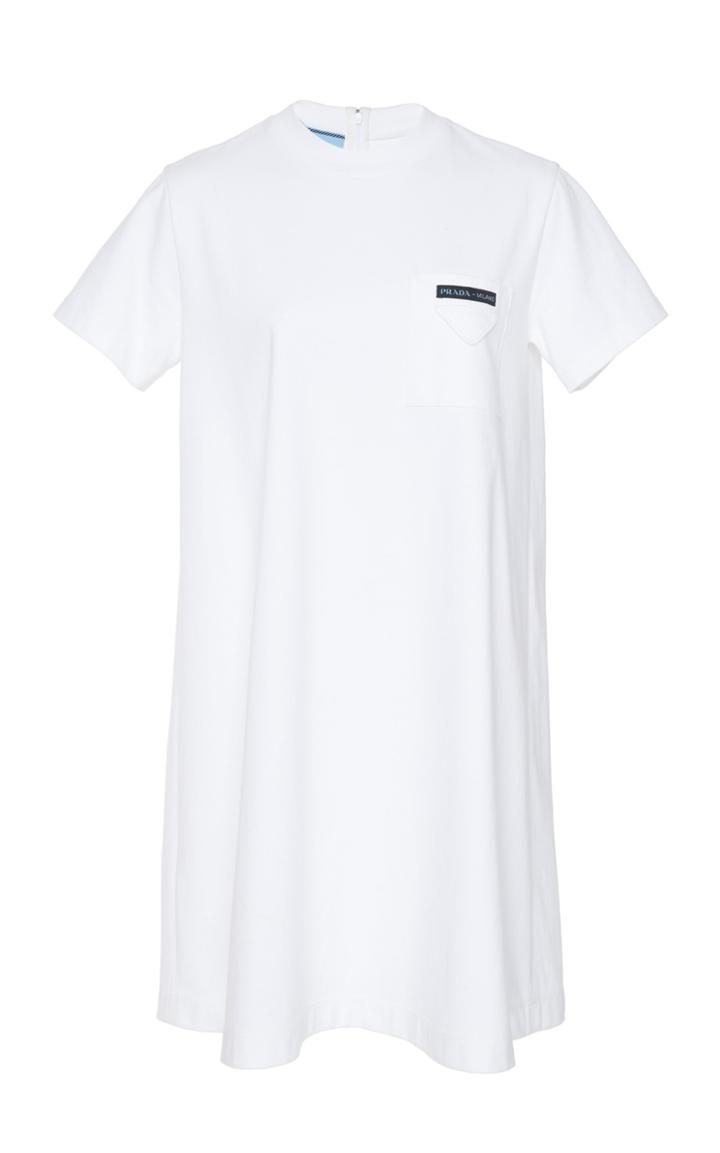 Prada A-line Jersey T-shirt Dress