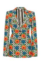 Moda Operandi Paco Rabanne Floral-print Cotton Blazer Size: 34