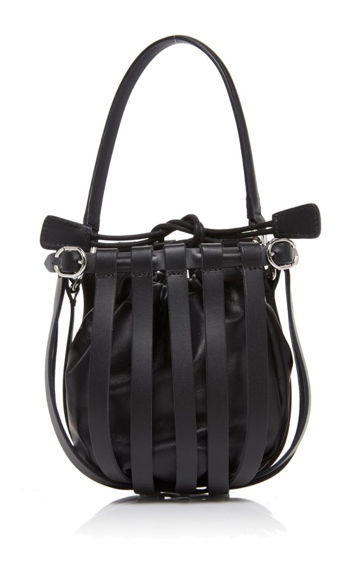 Paco Rabanne Harness Bucket Leather Bag