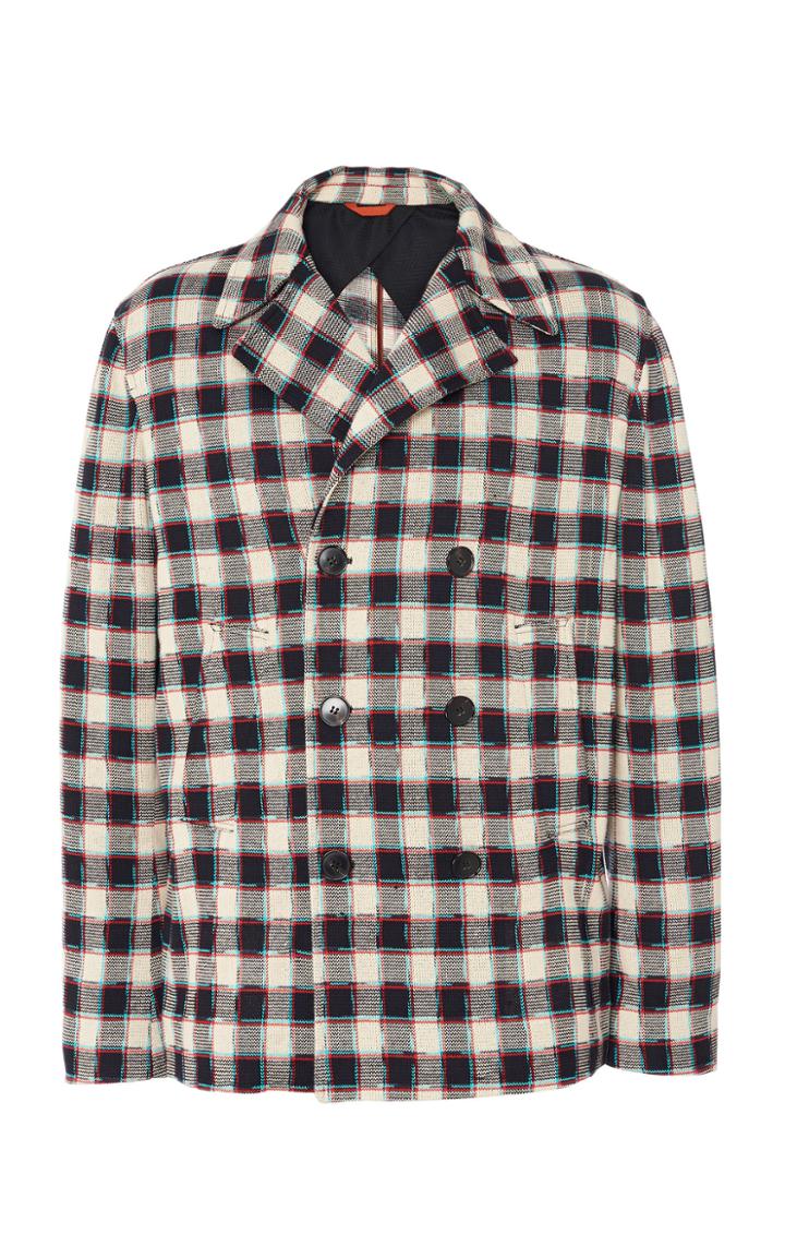 Missoni Checked Peacoat Jacket