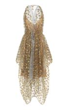 Maison Rabih Kayrouz Star Embroidered Midi Dress