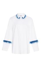 Maison Pre Feathered Button-up Shirt