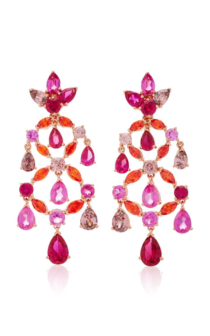 Moda Operandi Anabela Chan Ruby Chandelier Earrings