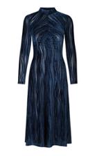 Moda Operandi Stine Goya Asher Flocked Velvet Midi Dress